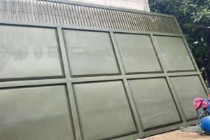 Proses pembuatan pagar besi custom