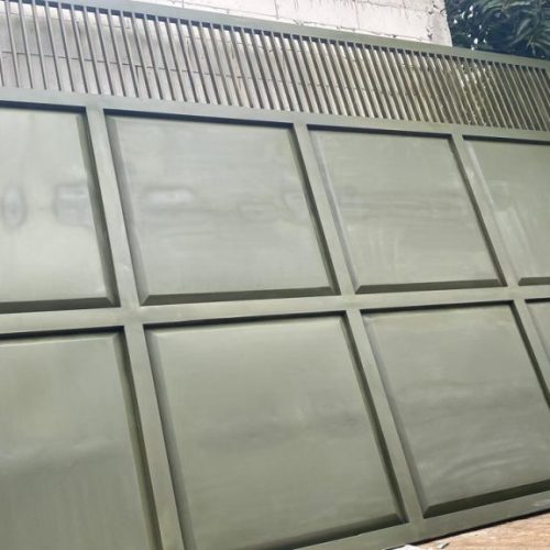 Proses pembuatan pagar besi custom