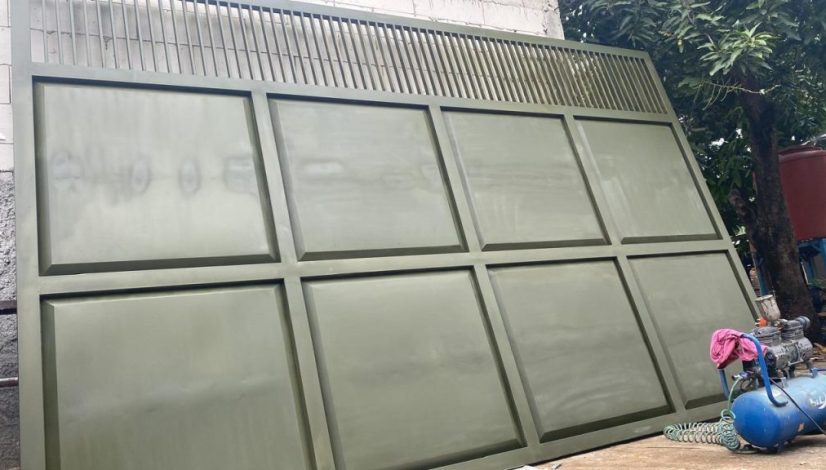 Proses pembuatan pagar besi custom