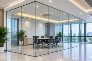 Partisi Kaca Frameless